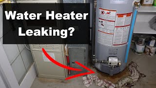 Water Heater Leaking What To Do [upl. by Repard]