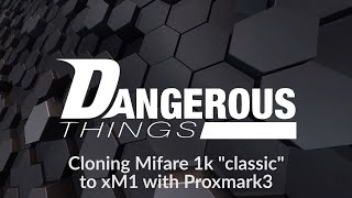 Cloning Mifare 1k quotclassicquot chips to an xM1 with the Proxmark3 [upl. by Auqenehs]