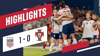 USWNT vs Portugal Highlights  June 10 2021 [upl. by Anik4]