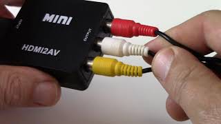 How to Convert HDMI to RCA [upl. by Ella]