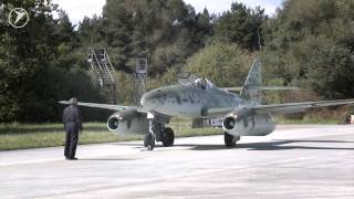 Messerschmitt Me 262  engine start  original sound [upl. by Rozelle]