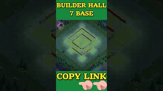 Builder Hall 7 BH7 Base Layout  Copy Link 2024  Clash of Clans [upl. by Barrington]