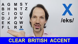 How To Pronounce The English Alphabet BRITISH PRONUNCIATION [upl. by Leinehtan]