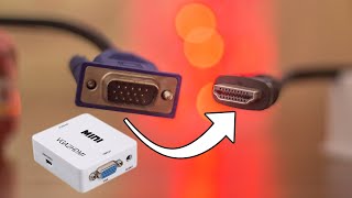 From VGA to HDMI ConverterAdapter [upl. by Attennod]