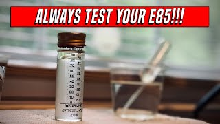 TESTING ETHANOL E85  Using the FuelIt Ethanol Tester [upl. by Ailil]