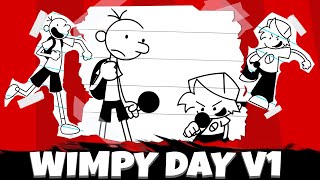 Wimpy Day V1 VS Friday Night Funkin  Journal Playable FNF MOD [upl. by Benisch]