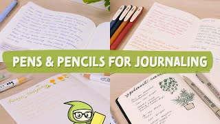 The Best Pens and Pencils for Journaling [upl. by Concettina]