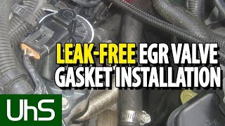 EGR Valve Gasket Installation LeakFree  Maintenance Minute [upl. by Norah]