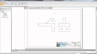 Solid Edge Tutorial Zeichnungserstellung mit 2D Drafting [upl. by Etra684]