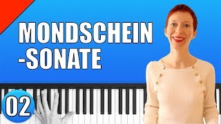 Mondscheinsonate  L van Beethoven  Piano Tutorial 2 [upl. by Evelyn]