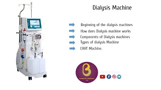 Dialysis Machine  Biomedical Engineers TV [upl. by Akienat]