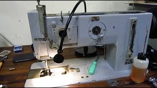 Adler 267 Walking Foot Sewing Machine  Servicing Hook [upl. by Ginevra]