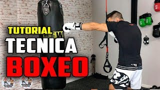 TECNICA GOLPES BASICOS BOXEO  TUTORIAL BOXEO [upl. by Andreas894]