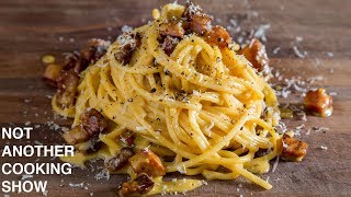 PERFECT SPAGHETTI CARBONARAthe easy way [upl. by Tyika321]