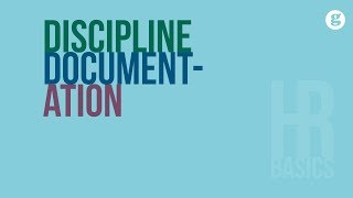 HR Basics Discipline Documentation [upl. by Voorhis669]