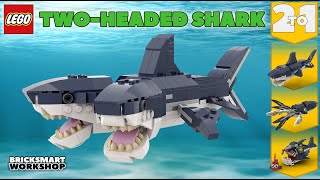 TwoHeaded Shark MOC LEGO 31088 2 to 1 Alternate Digital Build [upl. by Madelene]