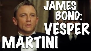 The James Bond Vesper Martini Cocktail Recipe  Bartending Pro [upl. by Ennyletak257]