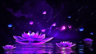 Peaceful Night 💜 Soothing Deep Sleep Music ★ Calming Meditation Healing 528Hz [upl. by Michaeline]