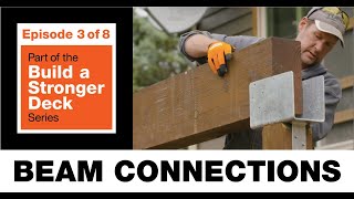 Build a Stronger Deck Beam Connections [upl. by Ernaldus]