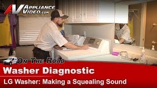 LG Washer Repair  Making a Squealing Noise  WM0642HW [upl. by Eanom455]