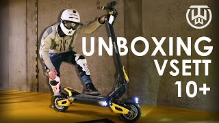 VSETT 10 ELECTRIC SCOOTER Unboxing  A new GENERATION [upl. by Vastah]