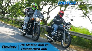 Royal Enfield Meteor 350 vs Thunderbird 350  Will The Successor Succeed  MotorBeam [upl. by Kiker]