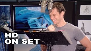 Frozen Jonathan Groff quotKristoffquot Behind the Scenes  ScreenSlam [upl. by Anaibaf]