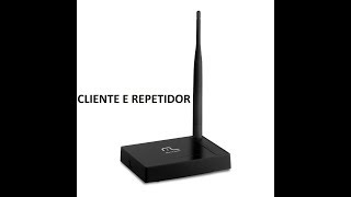 como configurar roteador Multilaser re058 cliente e repetidor [upl. by Ahlgren413]