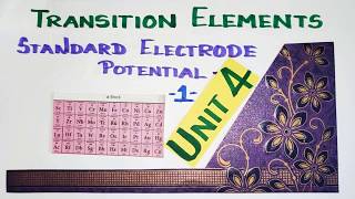 Standard Reduction Potential Part 1Transition ElementsTN 12 th STD Explanation in TAMIL Vol1 [upl. by Lemmueu]