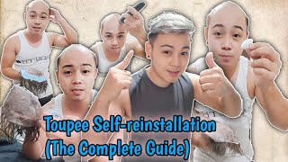 The Complete Guide for Toupee Selfreinstallation [upl. by Rabassa117]