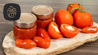 Tomatensauce selber einkochen 🍅  Frisch und lecker [upl. by Itsuj]