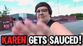 INSANE KAREN GETS SAUCED FOR ASSAULTING AUDITOR [upl. by Miharba516]