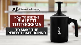 How to Use the Bialetti Tuttocrema Milk Frother [upl. by Narud]