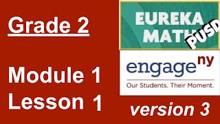 Eureka Math Grade 2 Module 1 Lesson 1 [upl. by Llehsar]