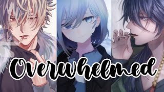 Overwhelmed switching Vocals  Nightcore ft Ryan Mack amp Christian Gates [upl. by Salaidh476]