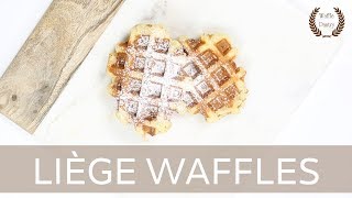 How to Make Belgian Liège Waffles  Pearl Sugar Recipe  WafflePantrycom [upl. by Brick914]