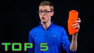 TOP 5 Things Nerf Noobs Do [upl. by Aneetak]