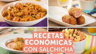 Recetas económicas con salchicha  Kiwilimón [upl. by Learsi]