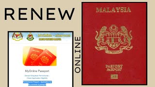 How To Renew Passport Online  Malaysia [upl. by Lenrow]