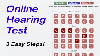 Online Hearing Test in 3 Easy Steps [upl. by Eerrehs97]