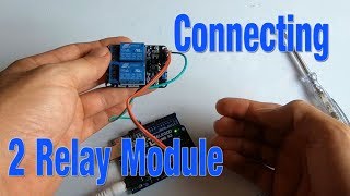 How to connect a 2 Way Relais Module with the arduino [upl. by Liatris]