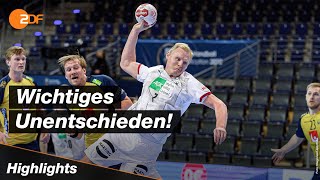 Deutschland  Schweden – Highlights  Handball OlympiaQualifikation – ZDF [upl. by Ellehcan656]