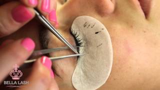 How to Do Eyelash Extensions by Bella Lash [upl. by Hammond]