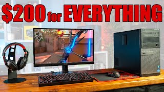 200 Full PC Gaming Setup and How to Upgrade It Over Time [upl. by Nylarad]