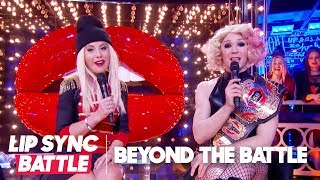 Johnny Weir amp Tara Lipinski Go Beyond the Battle  Lip Sync Battle [upl. by Pine]