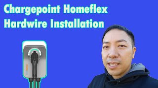 Level 2 EV Charger Hardwire Install Chargepoint Homeflex [upl. by May]