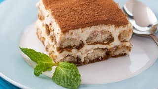 How to Make Tiramisu  Authentic Tiramisu Recipe  No Bake Dessert [upl. by Adroj]