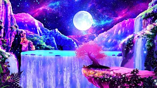 Peaceful Night 💜 Deep Sleep Music 528Hz  Calm Magic Meditation Music [upl. by Aisatnaf]