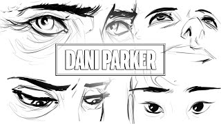 CÓMO DIBUJAR OJOS  DANI PARKER [upl. by Farand]