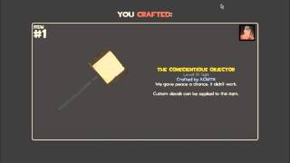 Team Fortress 2 Conscientious Objector Craft [upl. by Ahsillek610]